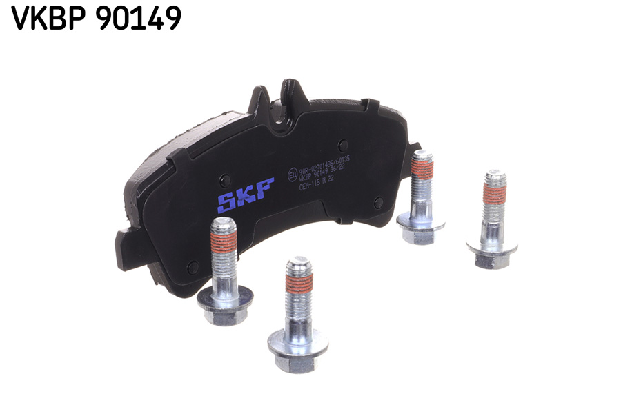 Комплект тормозных колодок, дисковый тормоз - VKBP 90149 SKF